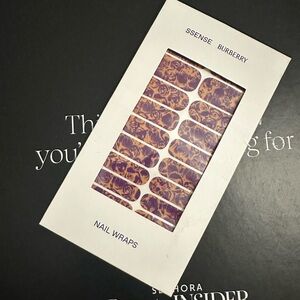 New! Burberry Nail wraps